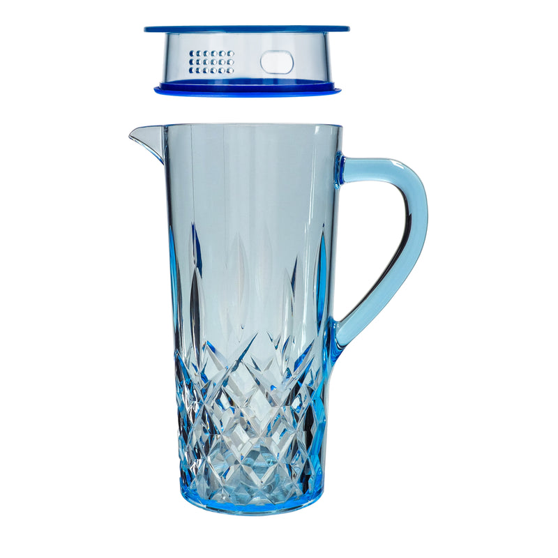 Acrylic Diamond Cut Jug With Sealed Cap 1Pc