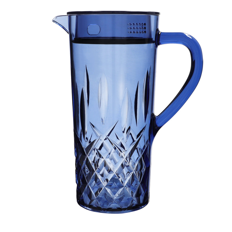 Acrylic Diamond Cut Jug With Sealed Cap 1Pc