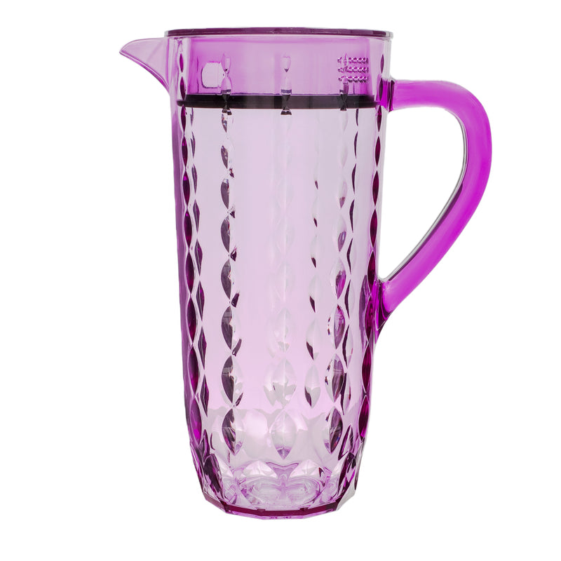 Acrylic Water Drop Cut Jug With Sealed Cap 1Pc