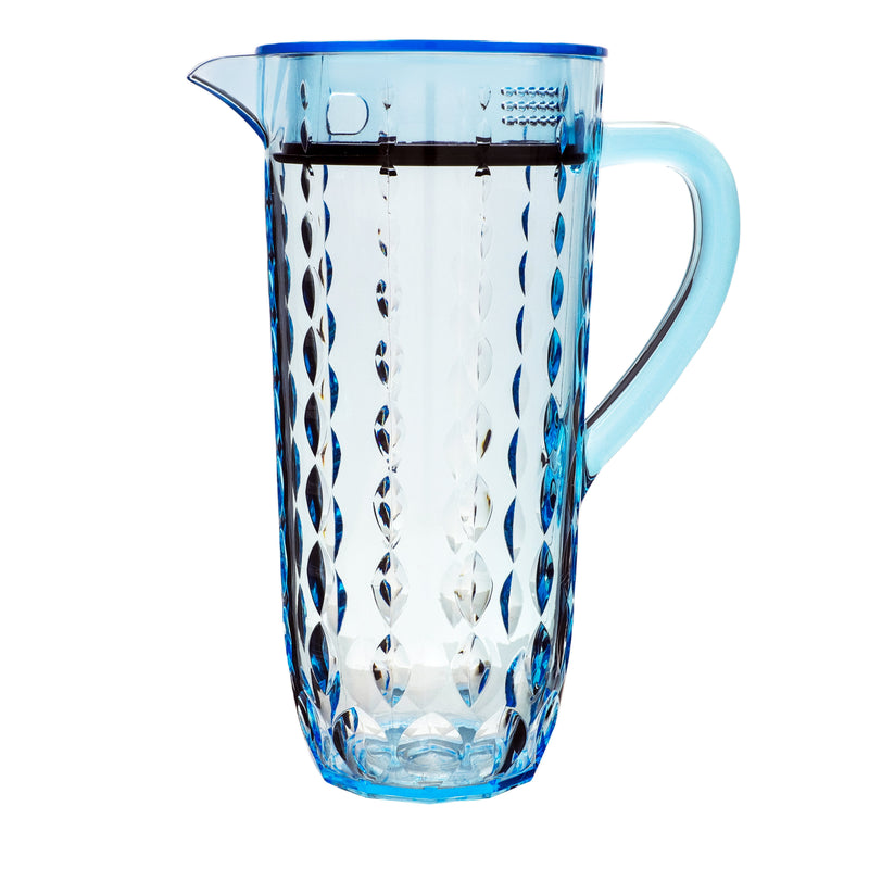 Acrylic Water Drop Cut Jug With Sealed Cap 1Pc