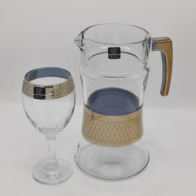 BISTRO Jug with Glasses Set 7PCS