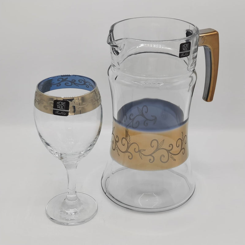 BISTRO Pitcher with Glasses Set 7PCS