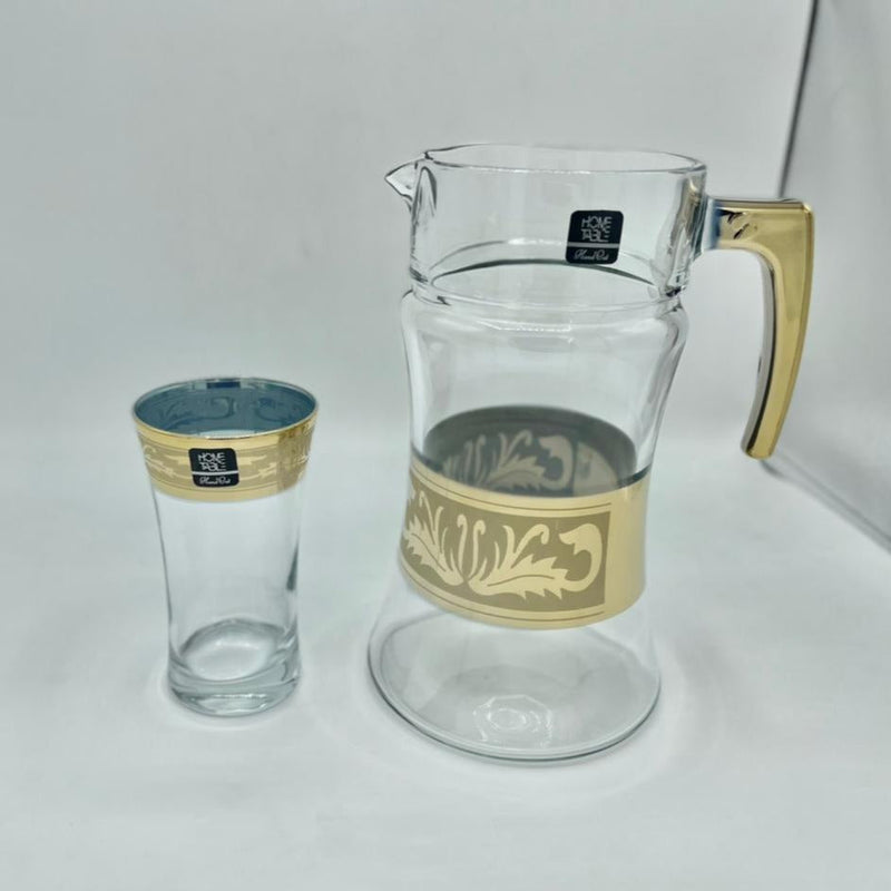 Elegant Azur Golden Water Set 7Pc