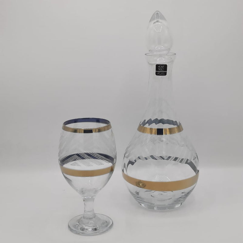 Lavish Imperial Golden Carafe Set 7Pcs