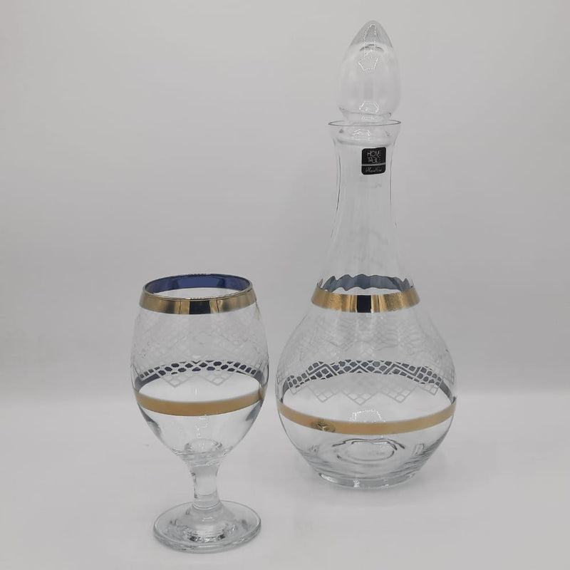 Classy Imperial Golden Carafe Set 7Pcs