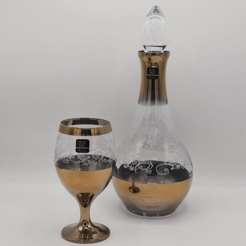 Premium Imperial Golden Carafe Set 7Pcs