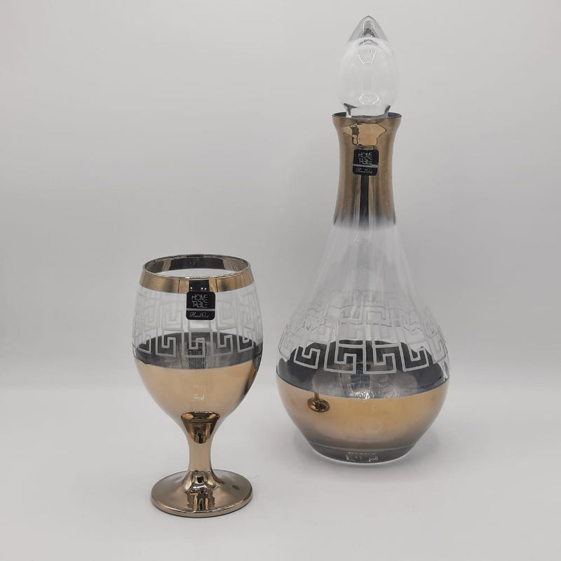 Glamorous Imperial Golden Carafe Set 7Pcs