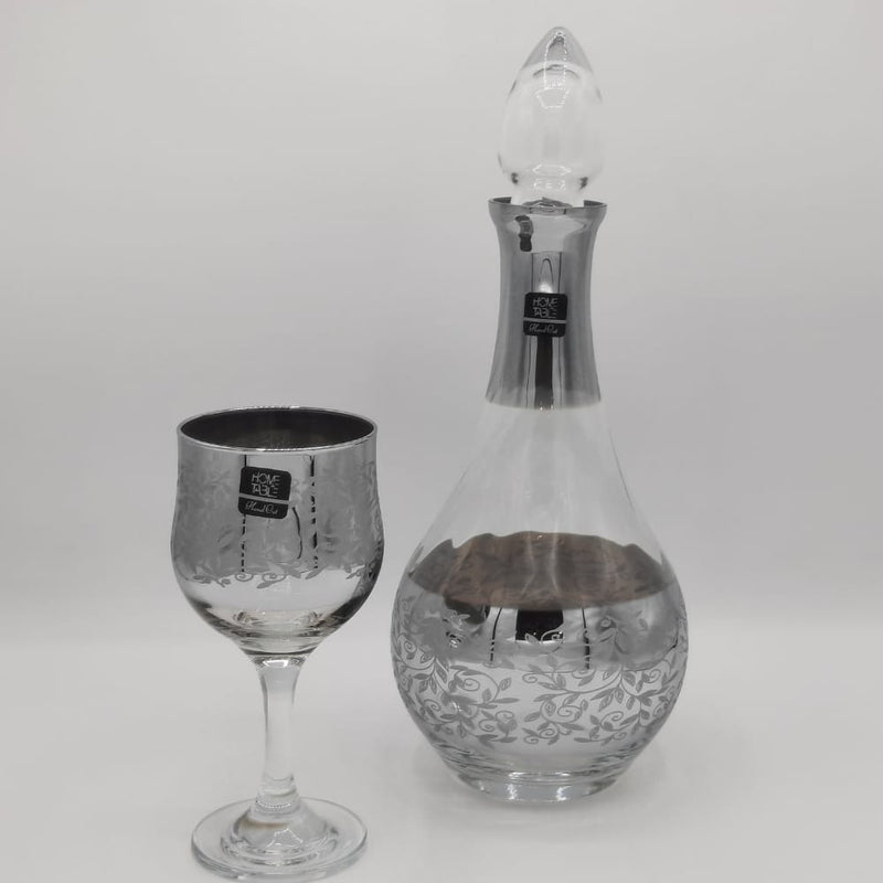 Royal Bistro Silver Carafe Set 7Pcs