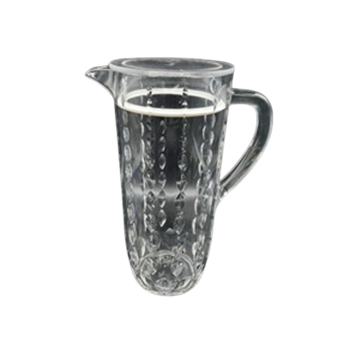 Acrylic Water Drop Cut Jug With Sealed Cap 1Pc