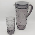 Acrylic Leaves Cut Water Set 7 Pc (Hb Glass)