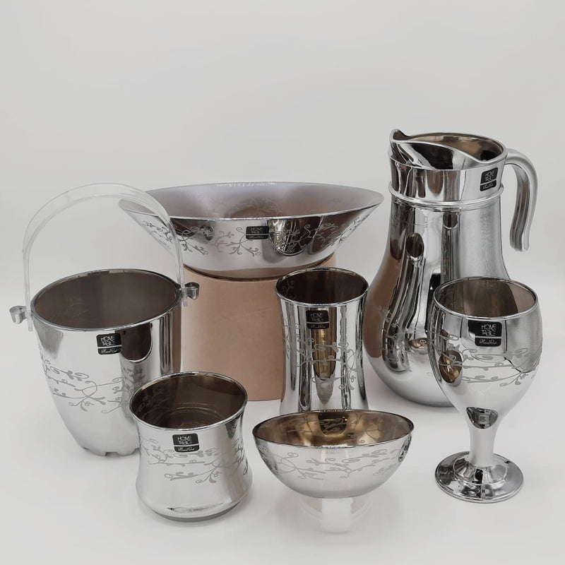 Lavish Drinkware Dining Silver Set