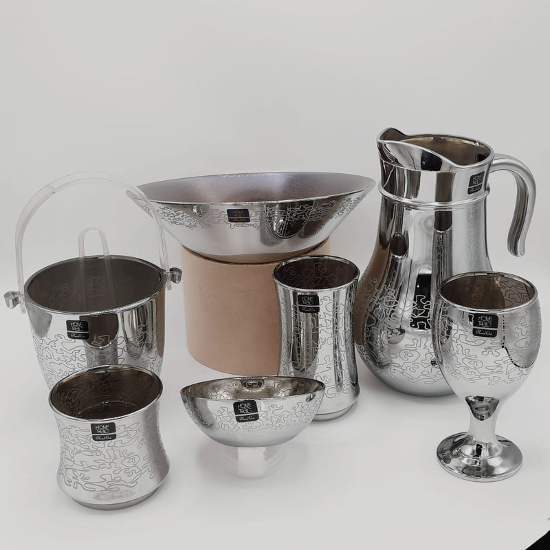 Luxury Drinkware Dining Silver Set