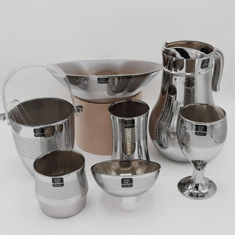 Classy Drinkware Dining Silver Set