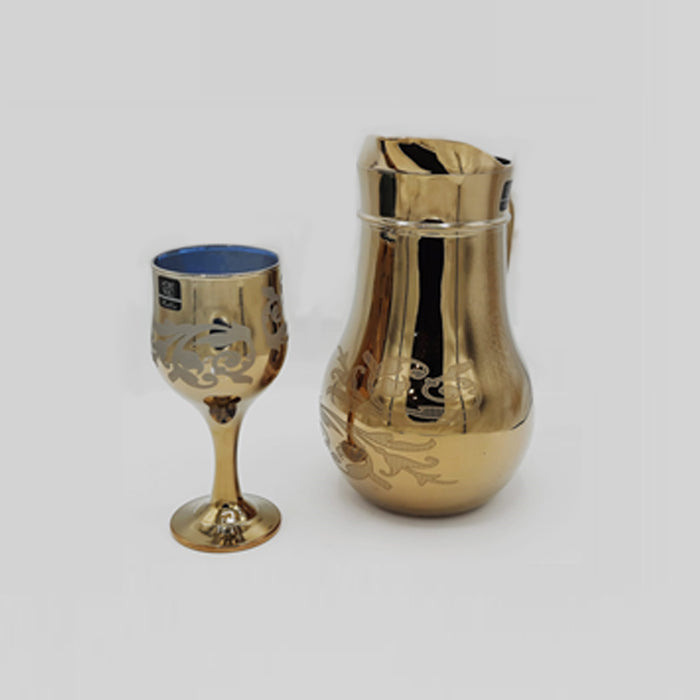 Royal Nova Golden Wine Water Set