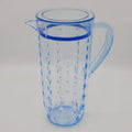 Acrylic Water Drop Cut Jug With Sealed Cap 1Pc