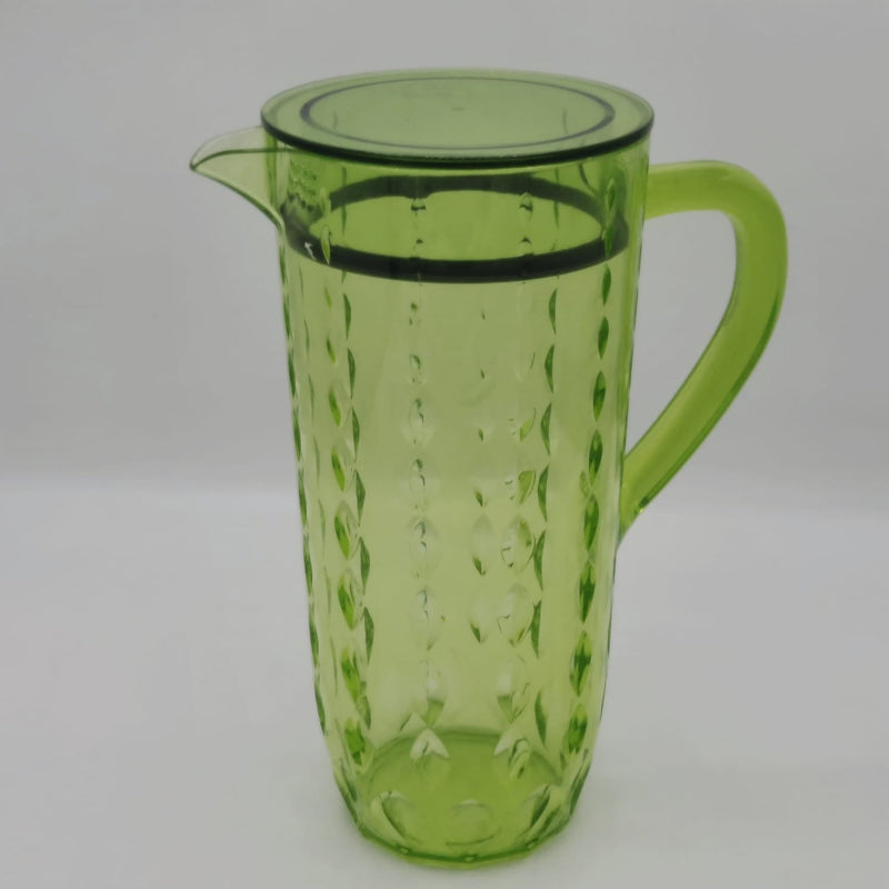 Acrylic Water Drop Cut Jug With Sealed Cap 1Pc