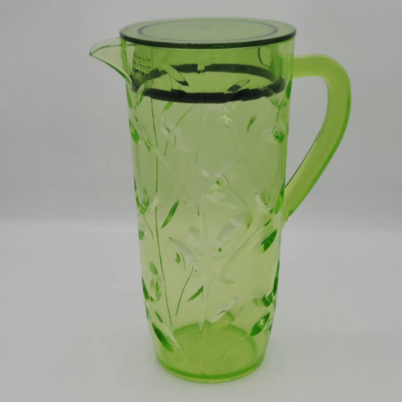 Acrylic Leaves Cut Jug With Sealed Cap 1Pc