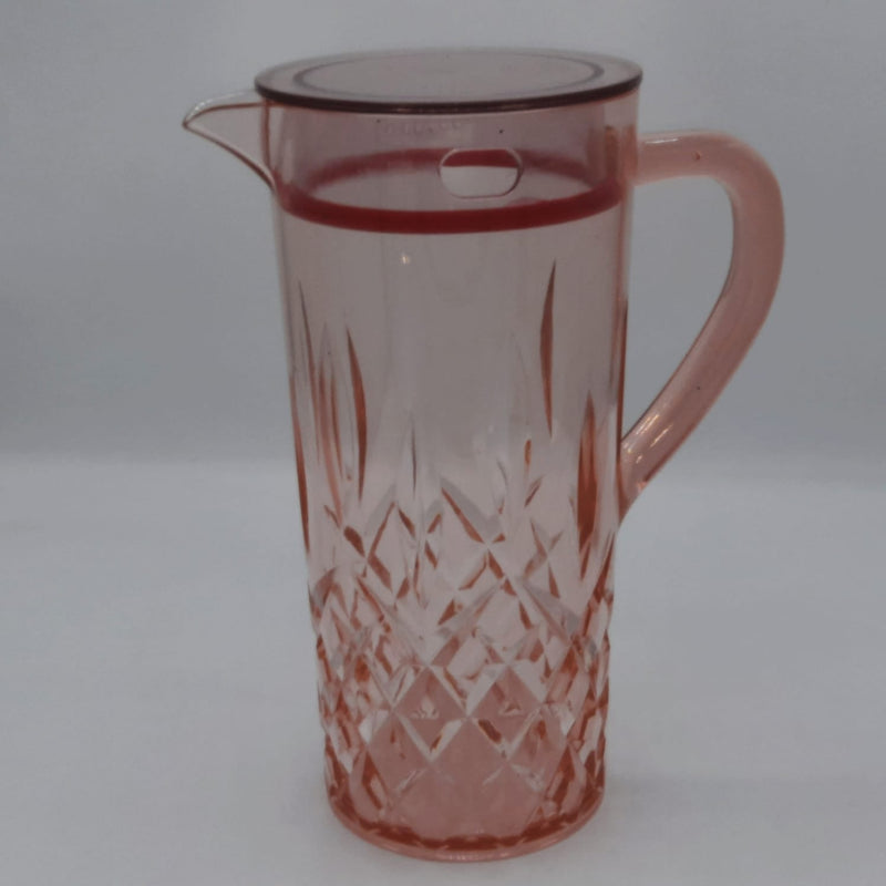 Acrylic Diamond Cut Jug With Sealed Cap 1Pc